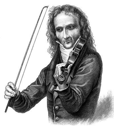 Niccolò Paganini, violinista, violista y compositor italiano, 1830s de Unbekannt