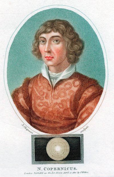 Nicolás Copérnico, astrónomo polaco, 1802 de Unbekannt