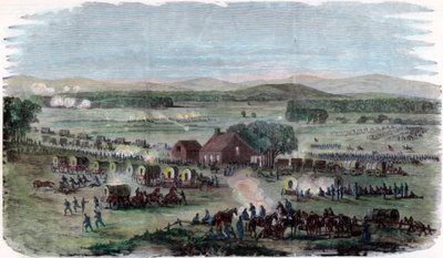 Noche de la Batalla de Cedar Mountain, Condado de Culpeper, Virginia, Guerra Civil Americana, 9 de agosto de 1862 de Unbekannt