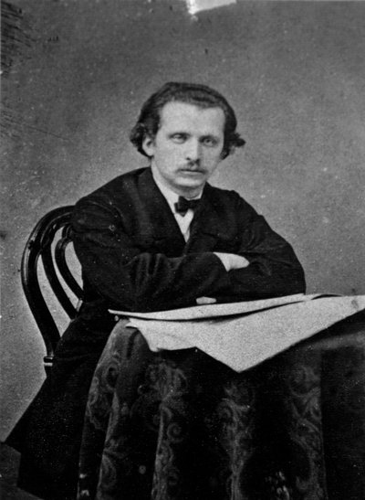Nikolai Rubinstein, pianista y compositor ruso, c1880-c1881 de Unbekannt