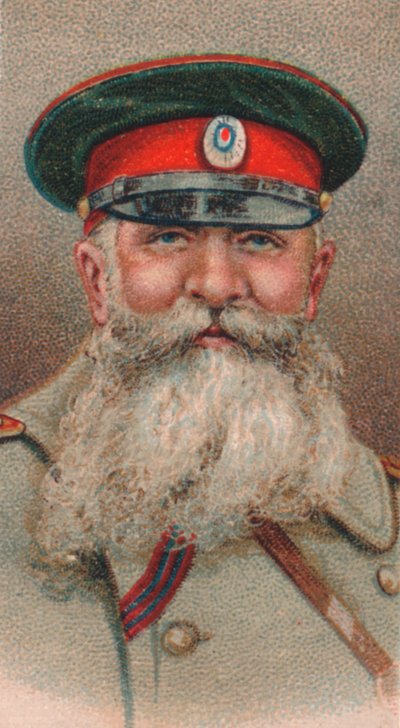 Nikolay Iudovich Ivanov 1851-1919, general del Ejército Imperial Ruso, 1917 de Unbekannt