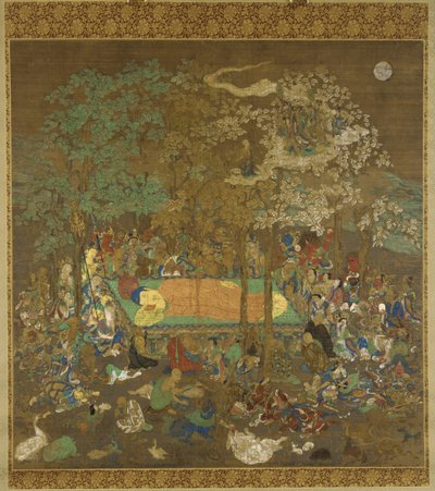 Nirvana del Buda, principios del siglo XIV de Unbekannt