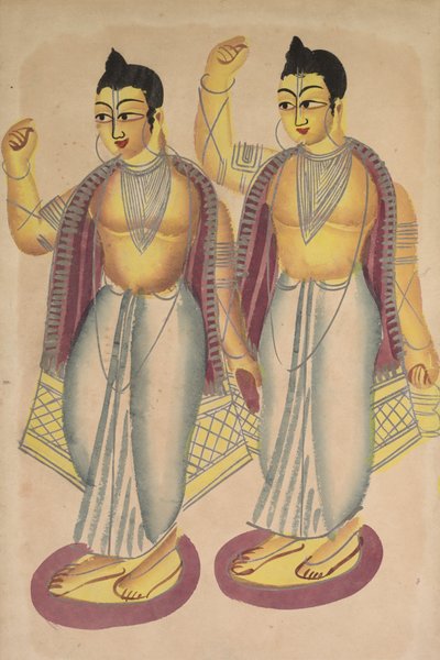 Nitai y Gaur, 1800s de Unbekannt