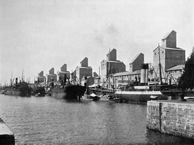 Muelle No 2 y elevadores de granos, Buenos Aires, Argentina de Unbekannt