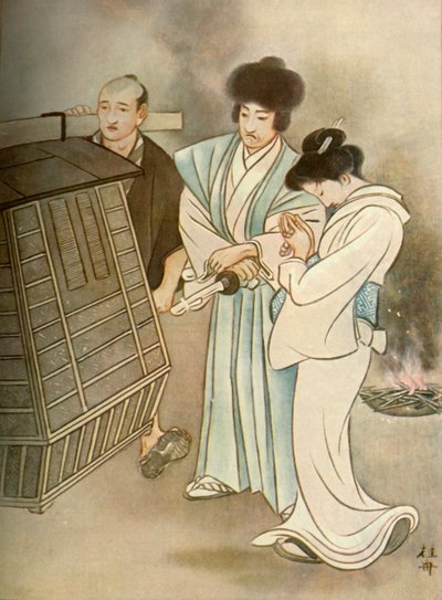 No, no, dijo Matsuo...este no es el cuerpo de mi hijo, 1919 de Unbekannt