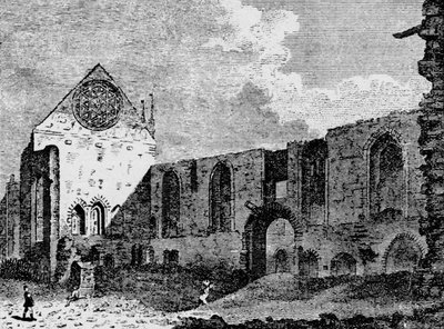 Vista noroeste de las ruinas del Palacio de Winchester, Southwark, Londres, c1900 1906 de Unbekannt