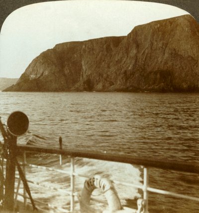 Cabo Norte - desde el oeste - tierra del sol de medianoche, cerca de la medianoche, N. Noruega de Unbekannt