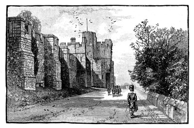 Terraza Norte y Torre Wykeham, Castillo de Windsor, c1888 de Unbekannt