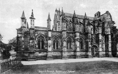 Frente norte, Capilla de Rosslyn, Midlothian, Escocia, siglo XX de Unbekannt