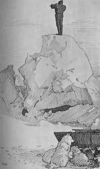 Nada más que hielo, hielo hasta el horizonte, 7 de abril, 1895 de Unbekannt
