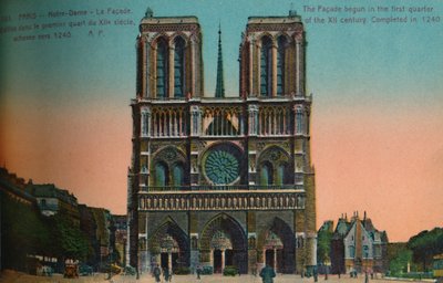Catedral de Notre-Dame, París, c. 1920 de Unbekannt