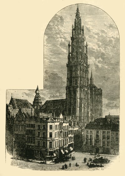 Notre Dame, Amberes, 1890 de Unbekannt