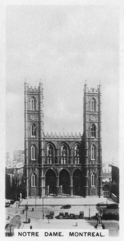 Notre Dame, Montreal, Canadá, c1920s de Unbekannt