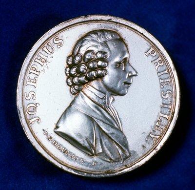 Anverso de la medalla conmemorativa para Joseph Priestley 1733-1804, 1803 de Unbekannt