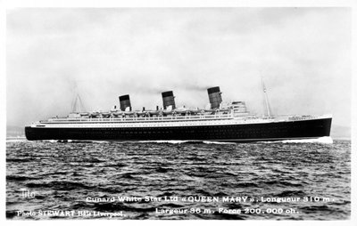 Transatlántico RMS Queen Mary, siglo XX de Unbekannt