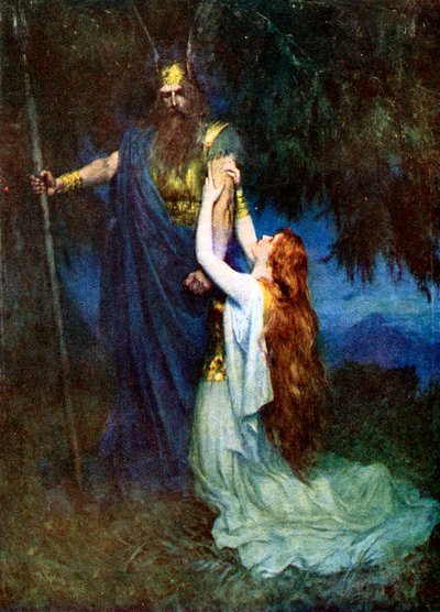 Odín y Brunilda de Unbekannt