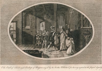 Odo, Conde de Kent y Obispo de Bayeux, capturado por su hermano Guillermo I, 1082 1793 de Unbekannt