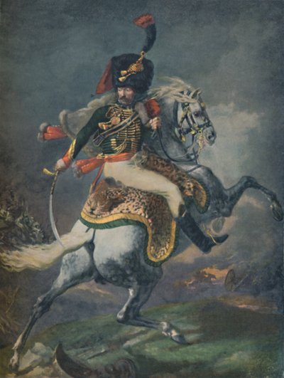 Oficial de los Cazadores Montados Cargando. Guardia Imperial, c1812, 1896 de Unbekannt