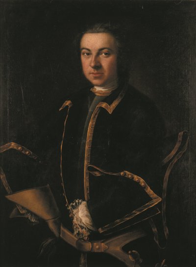 Oficial de la guardia, finales de la década de 1720 de Unbekannt