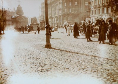 Okhotny Ryad Hunting Row, Moscú, Rusia, 16 de marzo de 1911 de Unbekannt