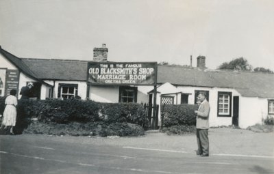 Vieja herrería y sala de matrimonios, Gretna Green, Escocia, 1940s de Unbekannt