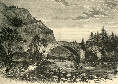 Puente viejo en Invercauld, 1898 de Unbekannt