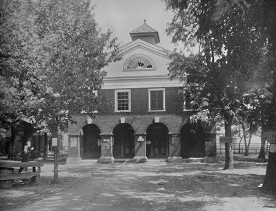 Antiguo Palacio de Justicia, Bowling Green, Virginia, c1897 de Unbekannt