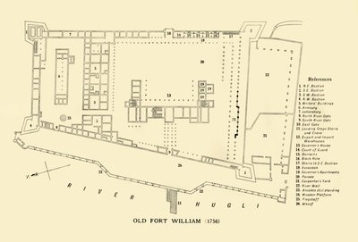 Viejo Fuerte William, 1756, 1925 de Unbekannt