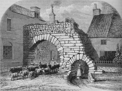 Puerta vieja en Lincoln, c1880 de Unbekannt