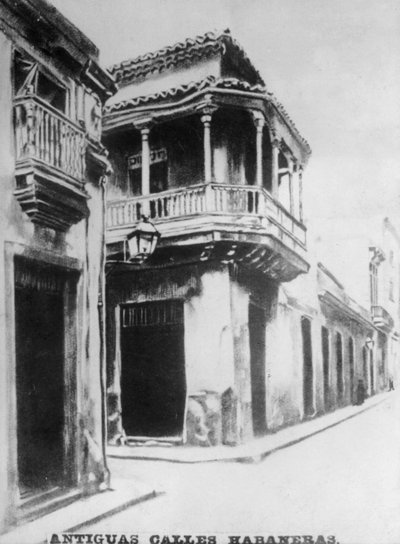 Calles de La Habana Vieja, siglo XVIII, 1920s de Unbekannt