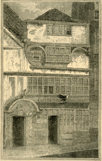 Casa antigua anteriormente en Leadenhall Street, c1872 de Unbekannt