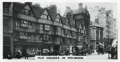Casas antiguas en Holborn, Londres, c1920s de Unbekannt