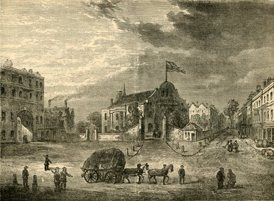 Iglesia Vieja de Kensington, alrededor de 1750, c. 1876 de Unbekannt
