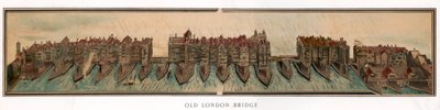 Puente de Londres antiguo, c. 1600 1893 de Unbekannt