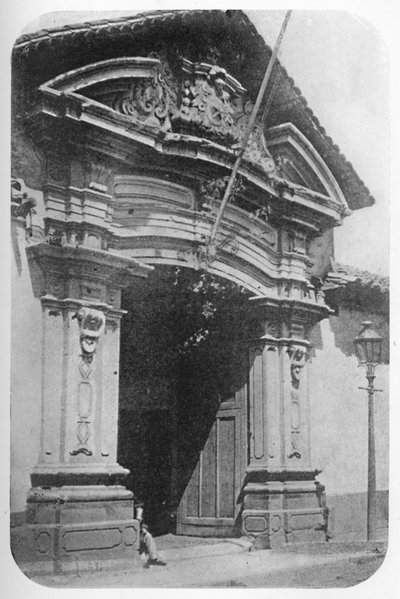 Viejo Santiago - Una de las pocas casas que quedan, construida durante la ocupación española de 1750-1810, 1911 de Unbekannt
