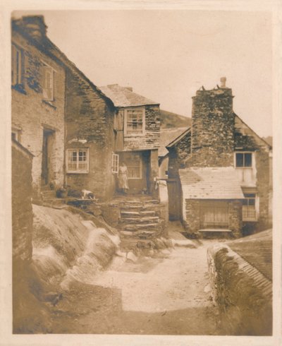 Casa de los viejos contrabandistas - Polperro, 1927 de Unbekannt