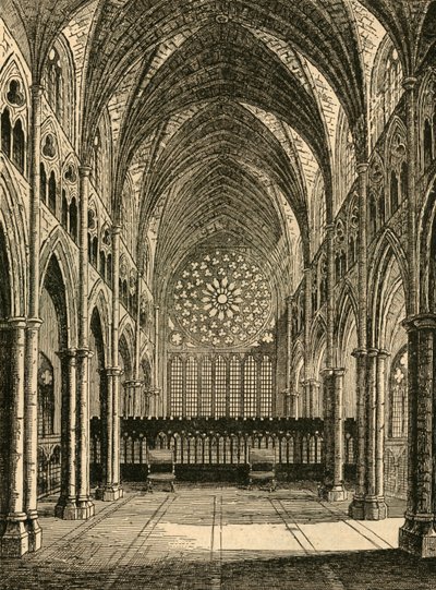 Vieja Catedral de San Pablo - El Interior, Mirando al Este, 1897 de Unbekannt