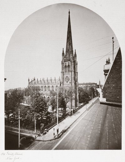 Iglesia de la Trinidad Vieja, Ciudad de Nueva York, Nueva York, EE.UU., c 1865 de Unbekannt