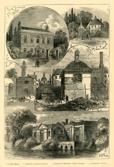 Vistas antiguas en Lambeth, c1878 de Unbekannt