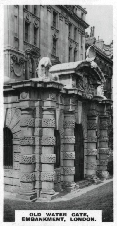 Antigua Puerta de Agua, Embankment, Londres, c1920s de Unbekannt