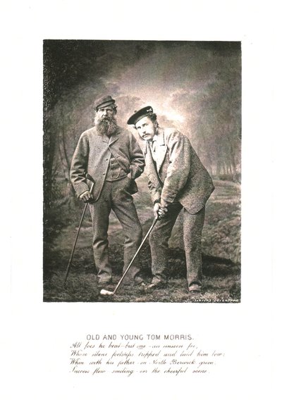 Viejo y Joven Tom Morris, c1870 de Unbekannt