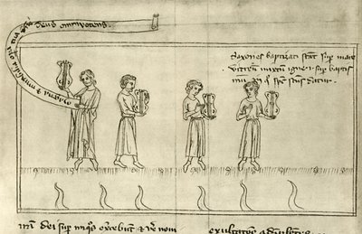 Olifantes y crots, Scriptum super apocalypsim, del final del siglo XIV de Unbekannt
