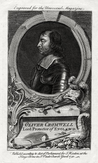 Oliver Cromwell, Lord Protector de Inglaterra de Unbekannt