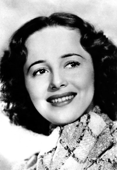 Olivia de Havilland nacida en 1916, actriz estadounidense, c1930s-c1940s de Unbekannt