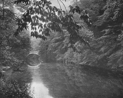 En el arroyo Wissahickon, Fairmount Park, Filadelfia, EE.UU., c1900 de Unbekannt