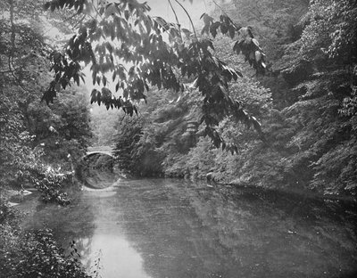 En el arroyo Wissahickon, Fairmount Park, Filadelfia, c. 1897 de Unbekannt