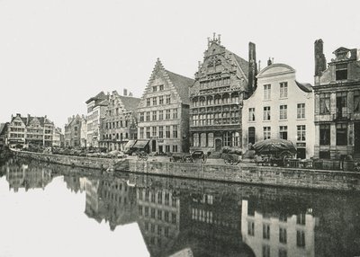 En la orilla del Escalda, Gante, Bélgica de Unbekannt