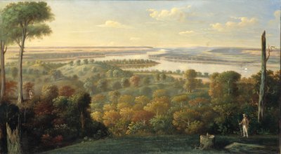 En el río Ohio, ca. 1840 de Unbekannt