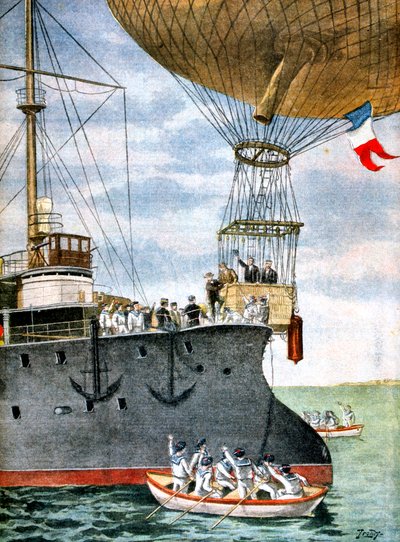 En el mar abierto, 1901 de Unbekannt