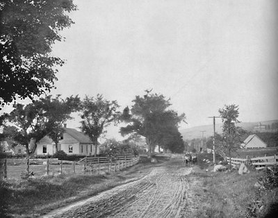 En el camino a Echo Lake, Montañas Blancas, New Hampshire, c. 1897 de Unbekannt